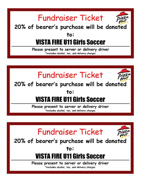 fundraiser event tickets